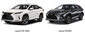 So sánh Lexus RX 350L và Lexus RX350